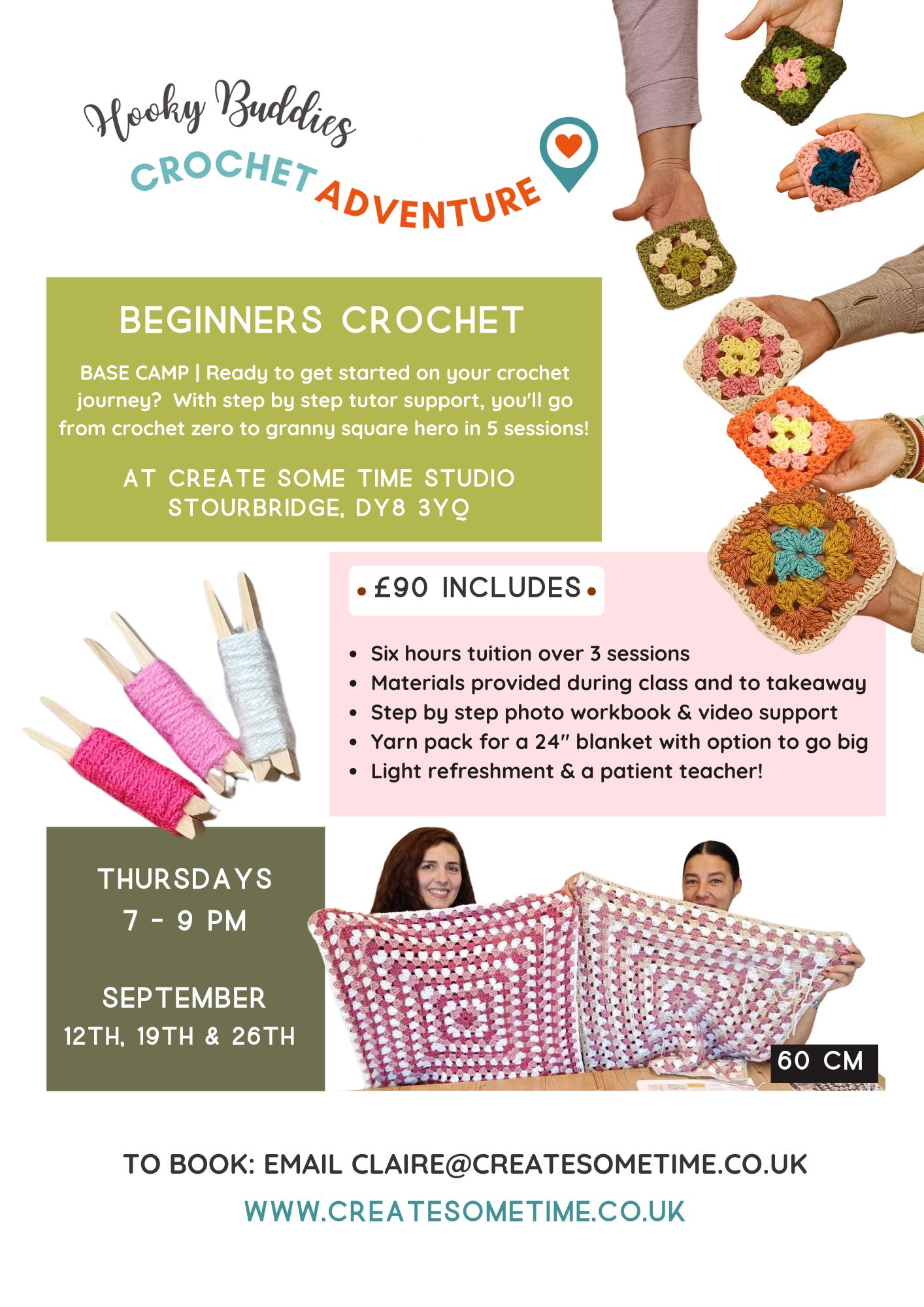 Beginners Crochet with Hooky Buddies